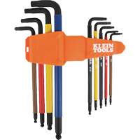 Colour-Coded Extra-Long L Style Hex Key Caddy Set, 9 Pcs., Imperial Consource