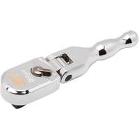 120XP Full Polish Chrome Stubby Flex Head Teardrop Ratchet Consource