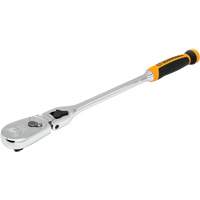 90-Tooth Dual Material Locking Flex Head Teardrop Ratchet Consource