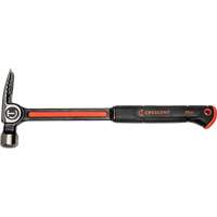 Marteau de charpente en acier avec face meul&eacute;e, 22 oz, Prise en Acier plein, 16" lo Consource