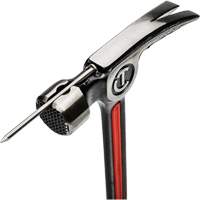 Marteau de charpente en acier avec face meul&eacute;e, 22 oz, Prise en Acier plein, 16" lo Consource