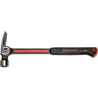 Marteau de charpente &agrave; face meul&eacute;e, 28 oz, Prise en Acier plein, 16" lo Consource