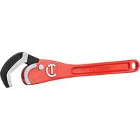 Cl&eacute; pour tuyau en acier auto-ajustable, Cap des m&acirc;choires 2-1/2", Longueur 16", Fini Rev&ecirc;tement en poudre, Prise Non-ergonomique Consource