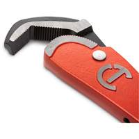 Cl&eacute; pour tuyau en acier auto-ajustable, Cap des m&acirc;choires 2-1/2", Longueur 16", Fini Rev&ecirc;tement en poudre, Prise Non-ergonomique Consource