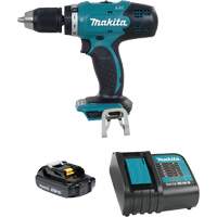 Ensemble perceuse-visseuse compacte LXT, Lithium-ion, 18 V, Mandrin 1/2"/1-7/16", Couple 420 lb-po Consource