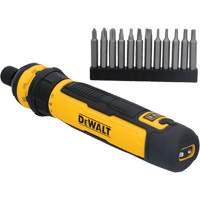 14-Piece Cordless Screwdriver Set with FLEXDRIVE Control, 4 V, 44 in-lbs/5 Nm Max. Torque Consource