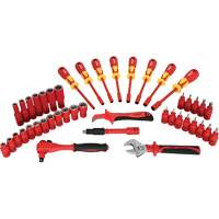 Jeu d'outils et douilles isol&eacute;s, 44 M Consource
