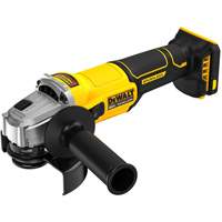 Meuleuse sans fil, sans balai &agrave; interrupteur lat&eacute;ral (outil seulement), Roue de 4-1/2", 20 V Consource