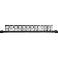 12-Point Metric Socket Set, 13 Pcs, 1/2" Drive Size Consource