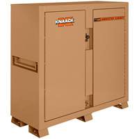 Model 109 Jobsite Cabinet with Padlock, Steel, 47.5 Cubic Feet, Tan Consource