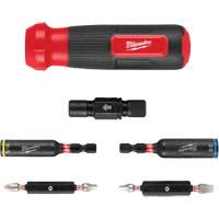 Tournevis multi-usage 8-en-1 avec embouts et tourne-&eacute;crous &agrave; chocs SHOCKWAVE, 8-1/3" lo, Prise Coussin&eacute;e Consource