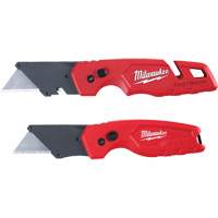 2-Piece FASTBACK Folding Utility Knife Set, Plastic Handle Consource