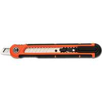 9mm Snap Off Blade Retractable Knife, Steel, Plastic Handle Consource