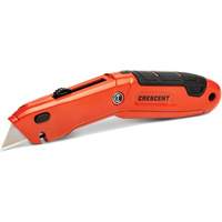 Retractable Knife, Steel, Aluminum Handle Consource