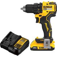 Ensemble de perceuse-visseuse sans fil et sans balai, Lithium-ion, 20 V, Mandrin 1/2" Consource