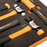 Mixed Hammer Set in Foam Storage Tray, 5 Pieces Consource