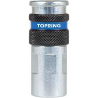 Raccord industriel rapide QUIKSILVER 2, Acier zingu&eacute;, 1/4", NPT femelle, 362 PSI Consource