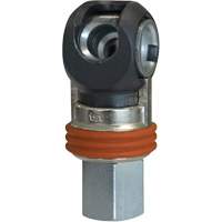 Raccord industriel rapide basculant TOPQUIK SC, Acier nickel&eacute;, 3/8", NPT femelle, 360 PSI Consource