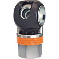 Raccord industriel rapide TOPQUIK SC, Acier nickel&eacute;, 1/2", NPT femelle, 359 PSI Consource
