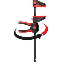 One-Hand Bar Trigger Clamps with 360° Rotating Handle, 4-1/2" (114.3 mm) Consource