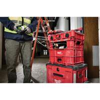 Bac distributeur de fils XL PACKOUT, 15-3/4" x 18-5/8" x 15", Noir/Rouge Consource