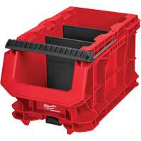 Bac compact PACKOUT, 15-1/2" x 9-1/2" x 8-3/4", Noir/Rouge Consource