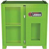 Ventilated Onsite PPE Storage Cabinet, Steel, High-Visibility Lime Green Consource