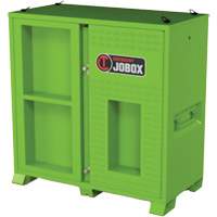 Ventilated Onsite PPE Storage Cabinet, Steel, High-Visibility Lime Green Consource