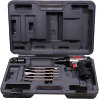 Heavy-Duty Air Hammer with Chisels, 16.2 CFM, 1/4" NPT, 3330 BPM, 3/4" x 2-1/2" (0.0mm x 0.0mm) Consource