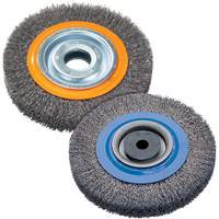 Wire Wheel Brush, 8" Dia., 0.118" Fill, 1-1/4" Arbor Consource