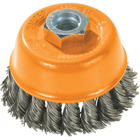 Wire Cup Brush, 3" Dia. x 5/8"-11 Arbor Consource