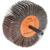 Flap Wheels-Coolcut Flap Wheels, Aluminum Oxide, 60 Grit, 3" x 1" x 1/4" Consource