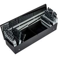 Jobber Length Combination Drill Bit Set, 115 Pieces, High Speed Steel Consource