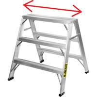 Chevalet de sciage industriel, 2' ha x 31,9375" la x 23,50" pr, Capacit&eacute; de 300 lb, Aluminium Consource