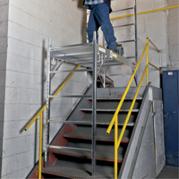 &eacute;chafaudages mobiles - &eacute;chafaudage maxi carr&eacute;, Cadre Aluminium, 74" p x 75" h Consource