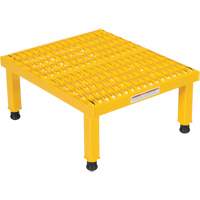 Plate-forme ajustable Step-Mate, 1 marche(s), 23-1/2" la x 19-9/16" lo x 16-1/2" h, Capacit&eacute; 500 lb Consource