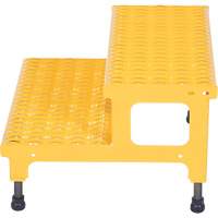 Plate-forme ajustable Step-Mate, 2 marche(s), 23-13/16" la x 22-7/8" lo x 15-1/4" h, Capacit&eacute; 500 lb Consource