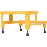 Plate-forme ajustable Step-Mate, 2 marche(s), 23-13/16" la x 22-7/8" lo x 15-1/4" h, Capacit&eacute; 500 lb Consource