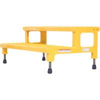 Plate-forme ajustable Step-Mate, 2 marche(s), 36-3/16" la x 22-7/8" lo x 15-1/4" h, Capacit&eacute; 500 lb Consource