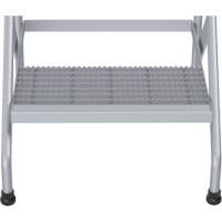Escabeau en aluminium, 2 marche(s), 22-13/16" la x 24-9/16" lo x 20" h, Capacit&eacute; 500 lb Consource