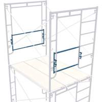 Garde-corps dextr&eacute;mit&eacute; extensible pour l'&eacute;chafaudage, Barre de retenue, 21" h Consource