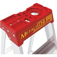 Step Ladder with Paint Tray, 6', Aluminum, 200 lbs. Capacity, Type 3 Consource
