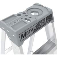 Step Ladder with Paint Tray, 10', Aluminum, 225 lbs. Capacity, Type 2 Consource