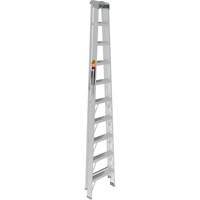 Step Ladder, 10', Aluminum, 225 lbs. Capacity, Type 2 Consource