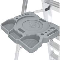 Step Ladder with Paint Tray, 10', Aluminum, 225 lbs. Capacity, Type 2 Consource