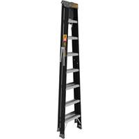 Step Ladder with Paint Tray, 8', Fibreglass, 250 lbs. Capacity, Type 1 Consource