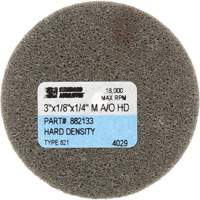 Disque unitaris&eacute; Standard Abrasives, 3" x 1/4", Arbre de 1/4", Grain de Fin, Oxyde d'aluminium Consource