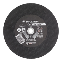 Meule &agrave; tronçonner rapide en acier inoxydable Portacut, 12" x 1/8", Arbre de 3/4", Type 1, Carbure de silicium, 6300 Tr/min Consource