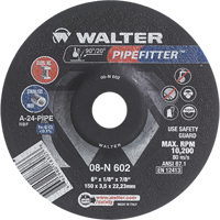 Meule PIPEFITTER, 4-1/2" x 1/8", Arbre 7/8", Type 27 Consource