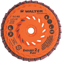 Meule &agrave; lamelles Enduro-Flex 2-in-1, 4-1/2" x 5/8"-11, Grain 80, C&eacute;ramique Consource